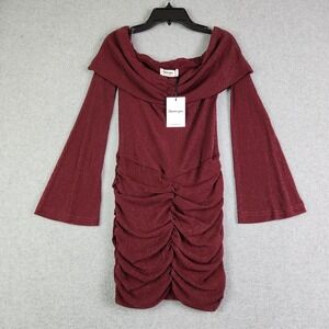 knee length dresses for ladies Melty Kisses Bow Mini Dress Cream